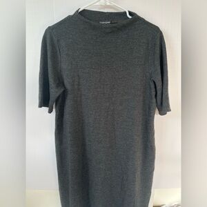 Eileen Fisher Dark Gray Mockneck